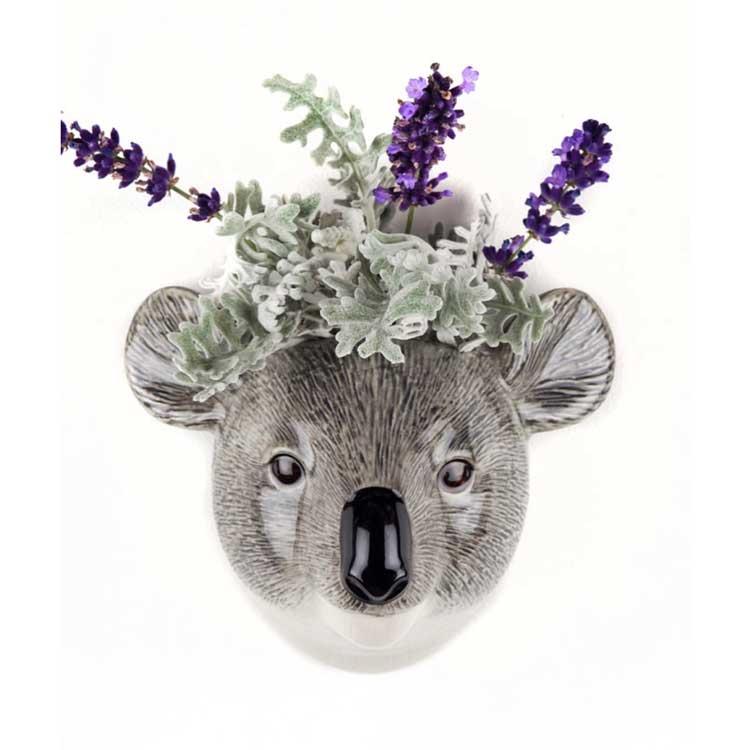 壁掛け 花瓶 コアラ Koala Wall Vase プレゼント クエイルセラミックス