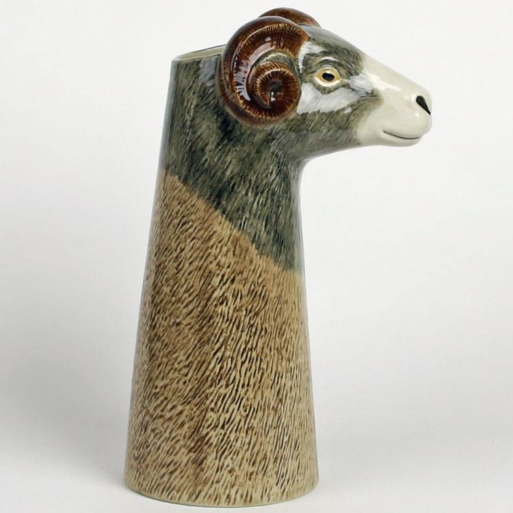 花瓶 羊 ヒツジ ひつじ 山羊 おしゃれ 可愛い 陶器 大きい 動物