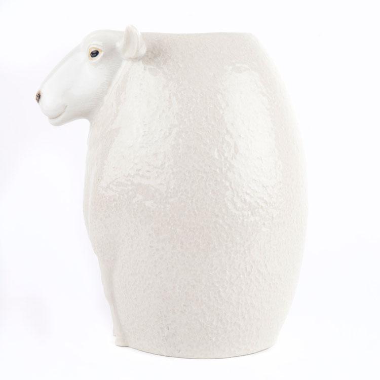 花瓶 羊 サフォーク ひつじ ヒツジ おしゃれ 可愛い 陶器 大きい 動物