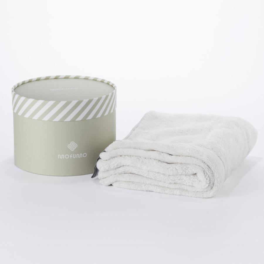 mofumo モフモ 美髪専用 タオル ターバン 1セット frosty フロスティ ライトグレー 超吸収力 プレゼント ギフトの画像