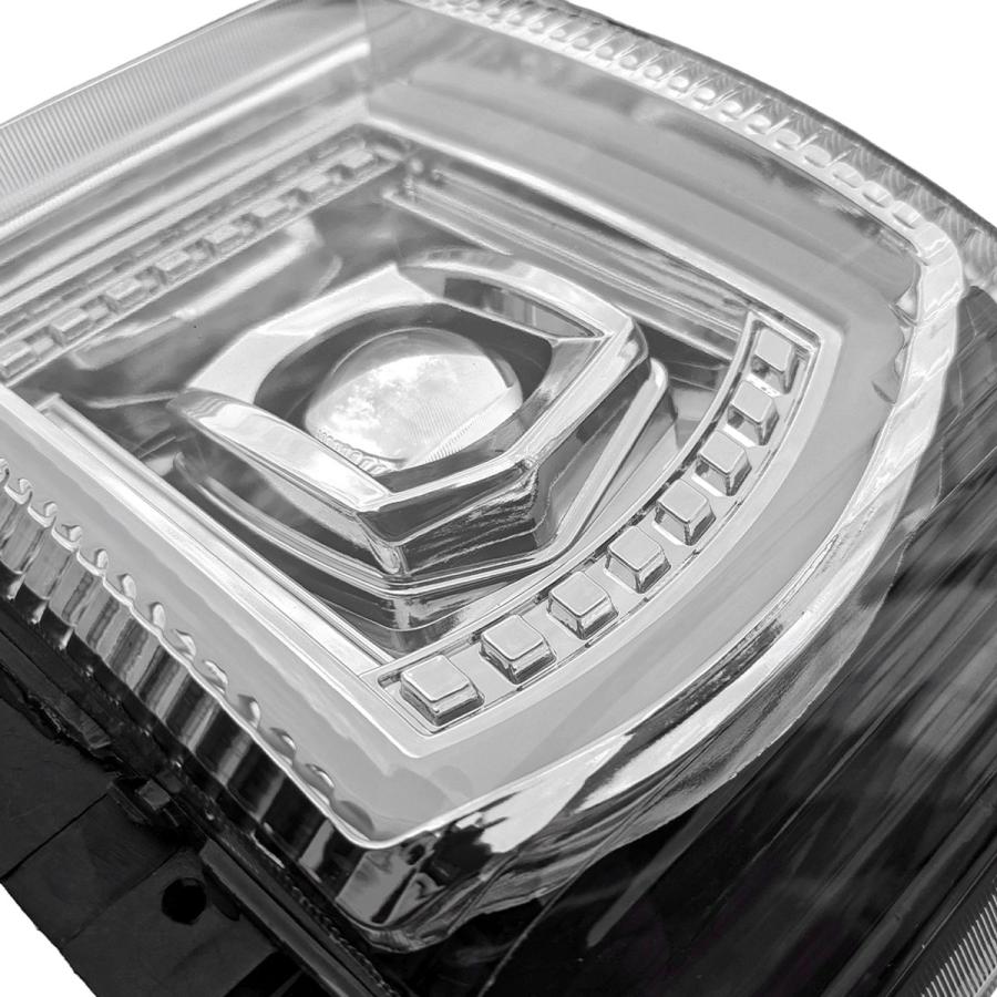 いすゞ 07 エルフ ハイキャブ ワイドキャブ LEDヘッドライト 左右セット いすゞ（ISUZU） 07 エルフ ハイキャブ ワイドキャブ LED ヘッドライト