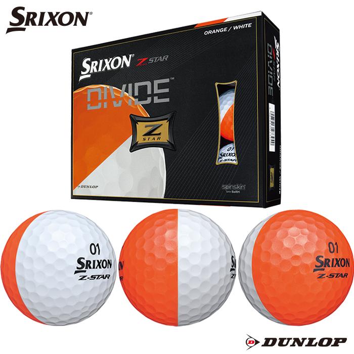 ダンロップ ゴルフボール スリクソン Z Star ディバイド オレンジホワイト 1ダース Srixon 21年モデル Snzs7divwo Dunlop Golf Shop 通販 Yahoo ショッピング