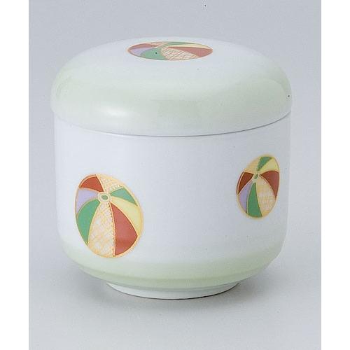 茶碗蒸し 陶器/ ヒワ吹夢風船丸むし碗 /蒸し碗 ちゃわんむし碗 業務用