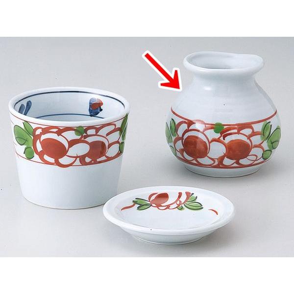和食器 そば用品 陶器/ 赤絵万暦そば徳利 /ざる蕎麦 ざるうどん 冷麺