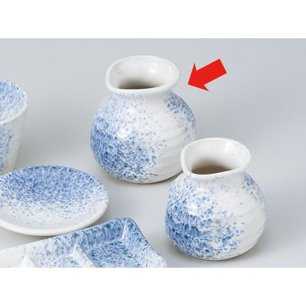 和食器 そば用品 陶器/ 吹き墨 そば徳利 大 /ざる蕎麦 ざるうどん 冷麺