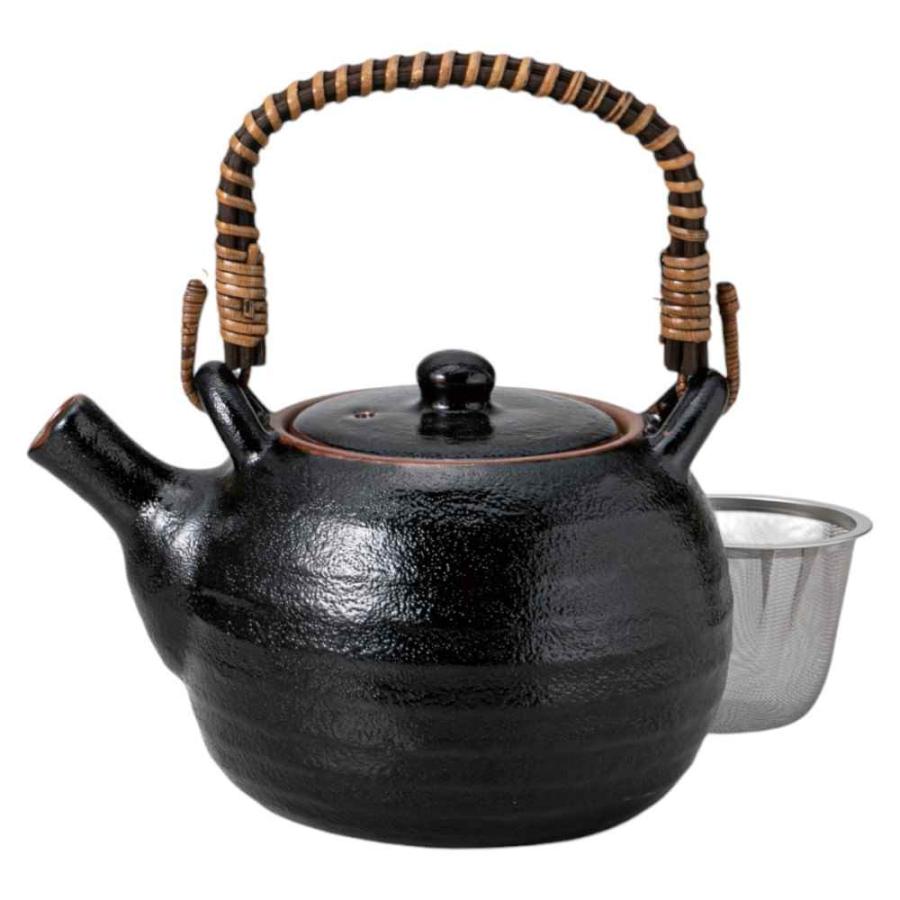 唐 黄道窯 黒釉白斑水注 湯瓶 土瓶 湯沸 唐物 木製箱付★時代物★希少品 土瓶 どびん ティーポット/ ゆず天目7号土瓶 /業務用 集会所 公民館