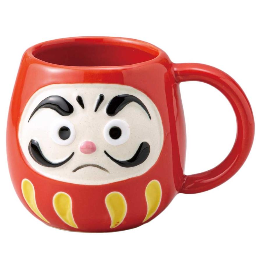 マグカップ おしゃれ 食器/ 赤だるま マグ /陶器 ギフト プレゼント