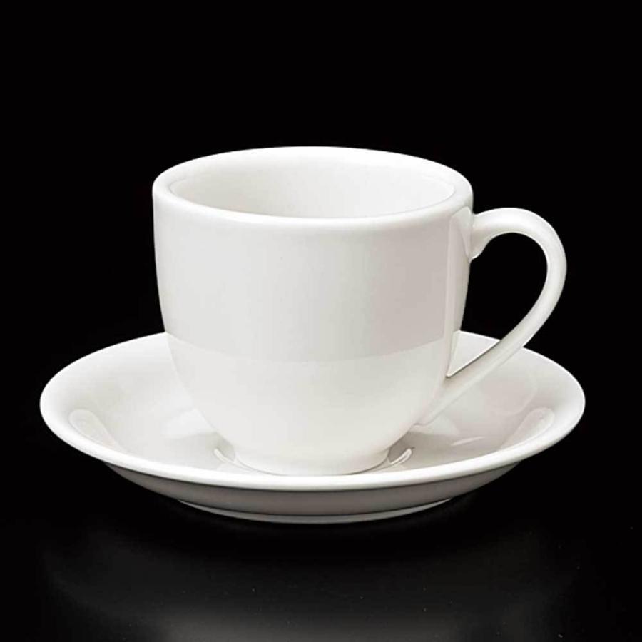 コーヒーカップ ソーサー 珈琲碗皿 白色 ホワイト シンプル 623アメリカンc S 業務用 喫茶店 ホテル レストラン ポーセラーツ 日本製