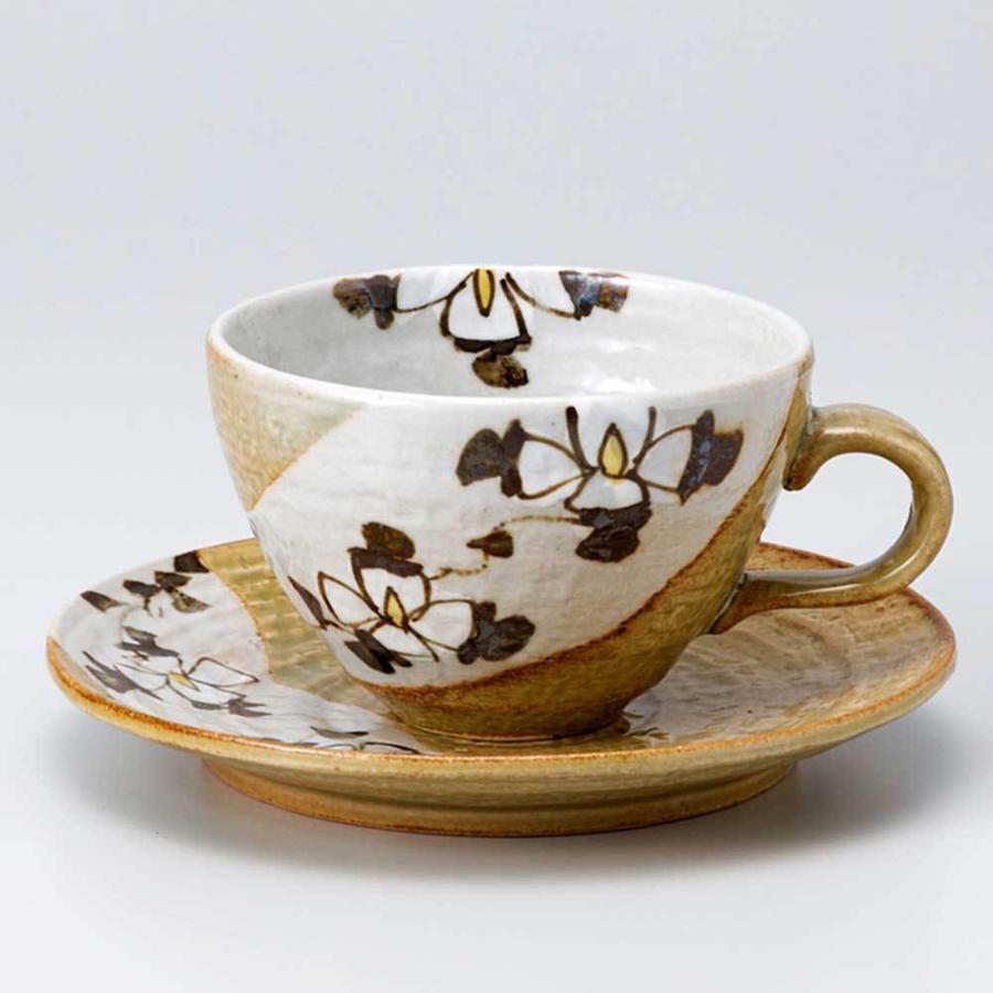 備前焼　美農焼き　コーヒーカップ&amp;ソーサー珈琲茶碗と皿好きにも 備前焼 美農焼き コーヒーカップ&ソーサー珈琲茶碗と皿好きにも