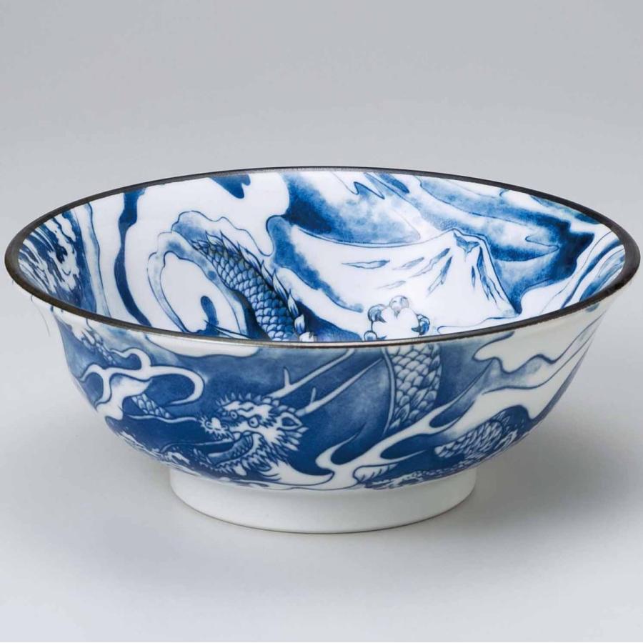 どんぶり ラーメン 中華/ ドラゴン63ラーメン丼 紺 /業務用 麺丼 麺鉢