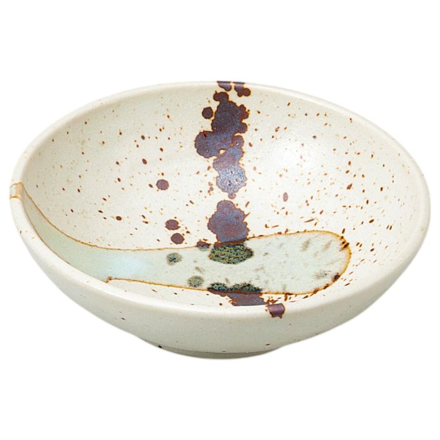 中鉢 サラダボウル 煮物鉢 1人用一品料理/ 手ひねり5.0鉢 ＜湧水しぶき