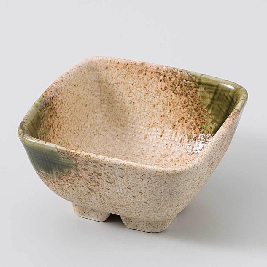 和食器 小鉢 小付/ 伊賀織部角小鉢（小） /珍味鉢 陶器 業務用 家庭用