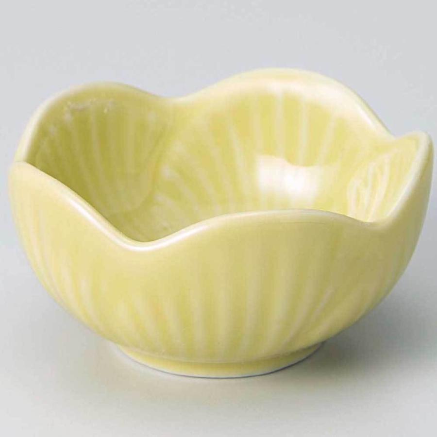 和食器 小鉢 小付/ カラー小付 イエロー /珍味鉢 陶器 業務用 家庭用  