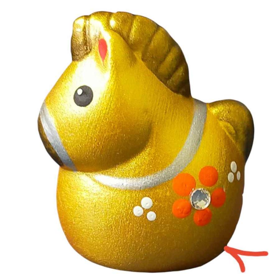 干支 午 置物 馬 うま 2026年/ 午おみくじ 15個セット（金） /粗品