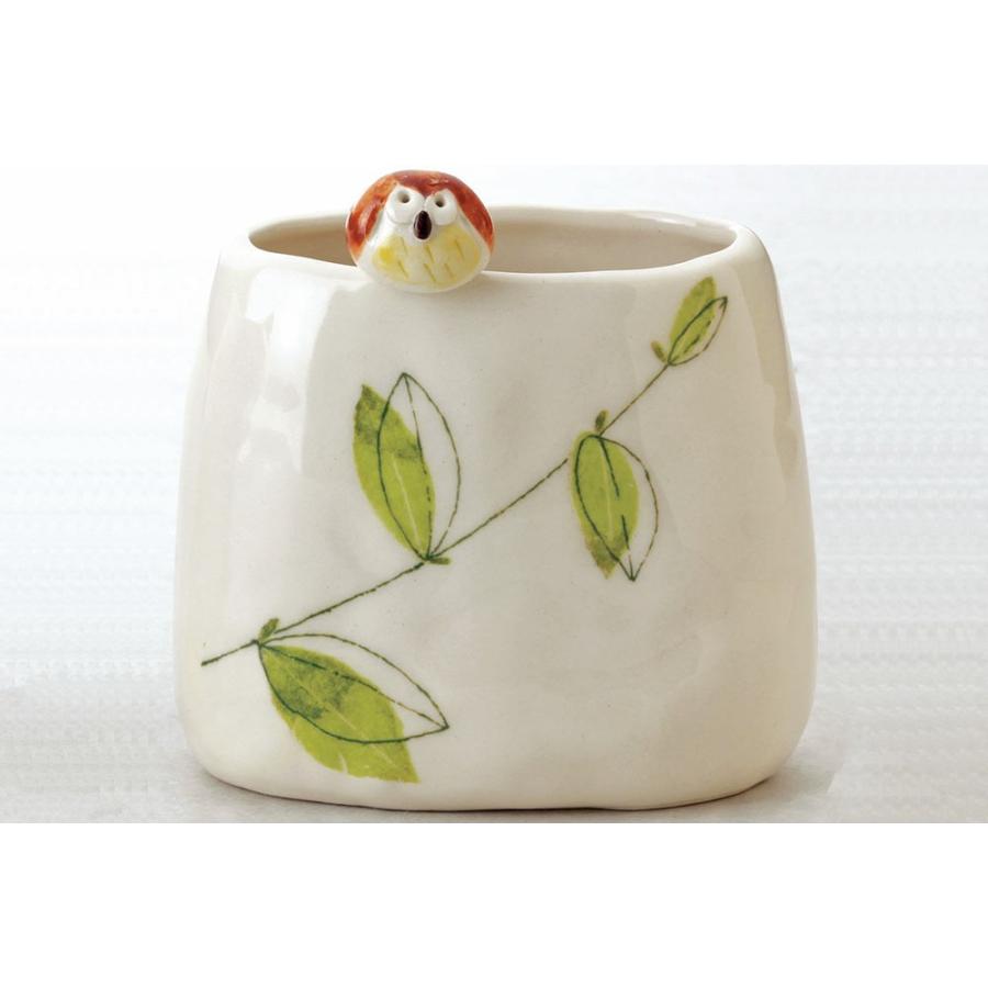 卓上小物 フクロウ ふくろう 里仔窯作梟スタンド しゃもじ立て 箸立て ペン立て 手紙立て 母の日 敬老の日 誕生日 ギフト プレゼント Ch K5302 美濃のちゃわん屋さん 古林恩羅院 通販 Yahoo ショッピング