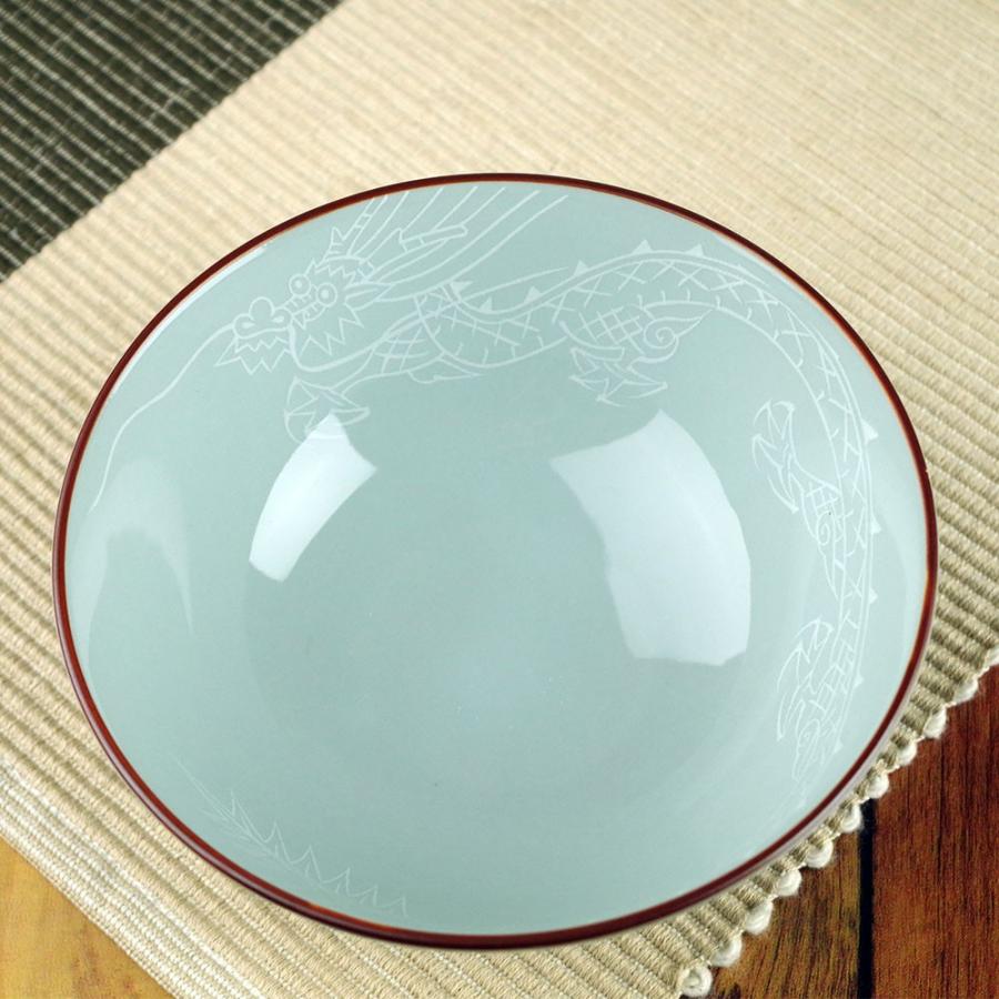 茶碗 飯碗/ 撥水 龍神 大平 /ドラゴン 竜 飛龍 純和風 : 美濃のちゃ