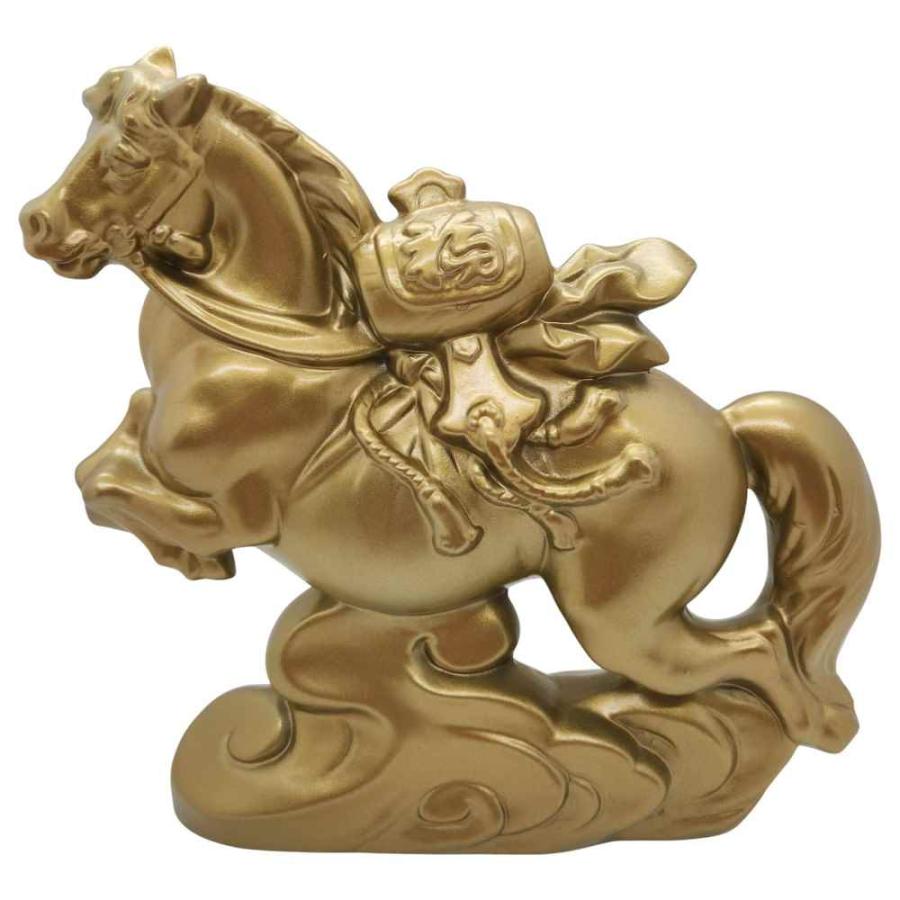 干支 午 陶器 置物 馬 うま 2026年/ 常滑焼 丙午 小槌 金（大） /粗品