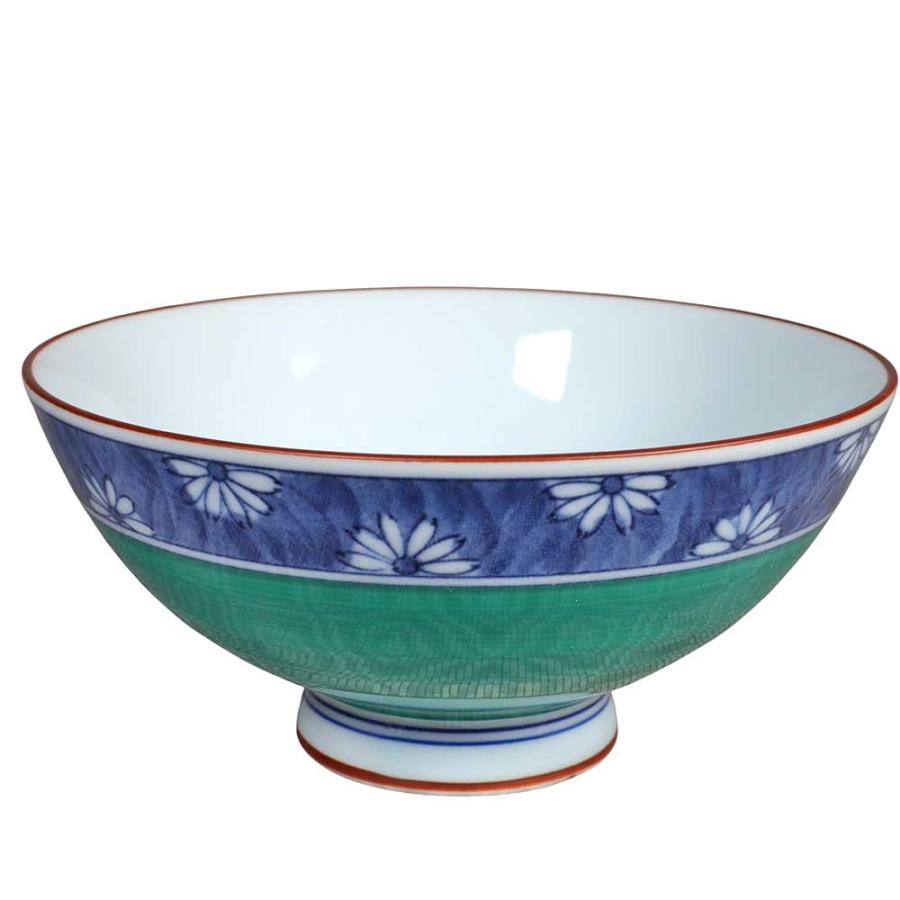茶碗 うさぎ 緑/グリーン巻菊うさぎ茶碗 大平 /毎日 家庭用 使いやすい