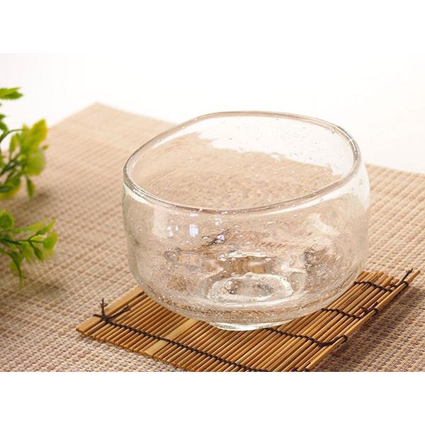 ガラスの抹茶碗 クリア /和食器 : 美濃のちゃわん屋さん 古林恩