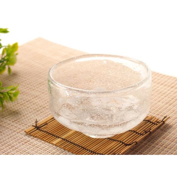 ガラスの抹茶碗 クリア /和食器 : 美濃のちゃわん屋さん 古林恩
