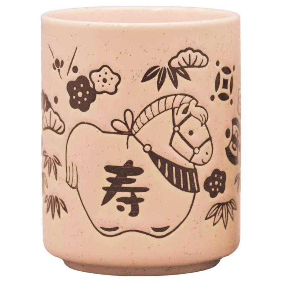 干支 置物 寅 虎 トラ 湯呑み 湯飲み 福寿湯呑 赤 22年 粗品 販促 景品 縁起 町内会 敬老会 神社 寺社 年末 年始 家庭用 業務用 H72 1 美濃のちゃわん屋さん 古林恩羅院 通販 Yahoo ショッピング