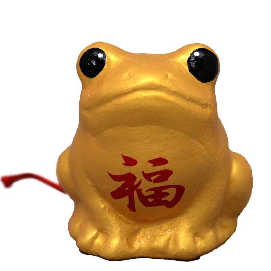 縁起物 置物 セラミックのおみくじ/ 「セラみくじ」 金福カエル /粗品