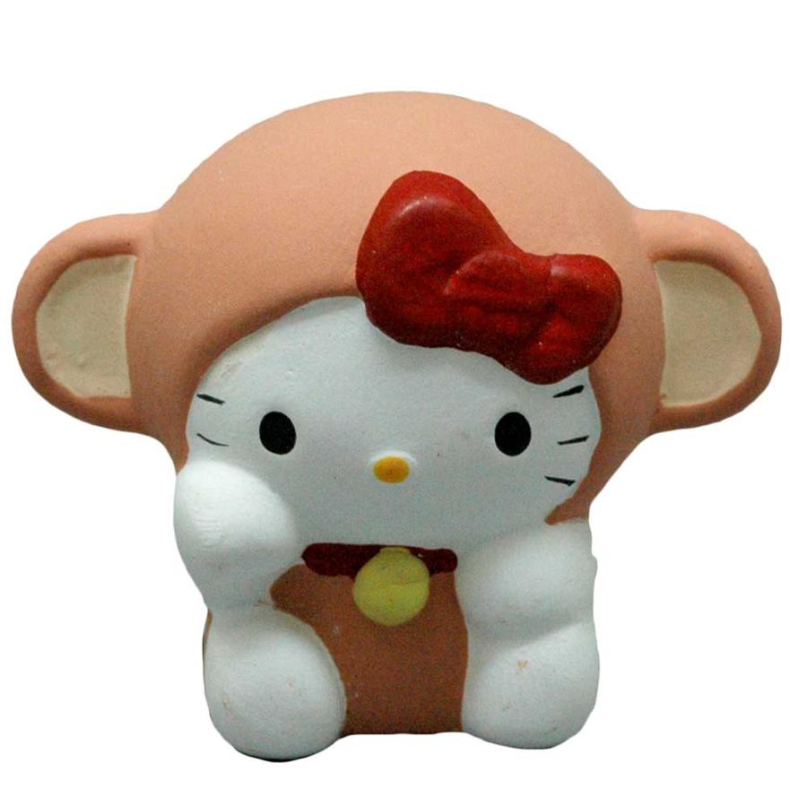 はろうきてぃ 干支 置物 十二支 おみくじ付/ 十二支開運占い 申