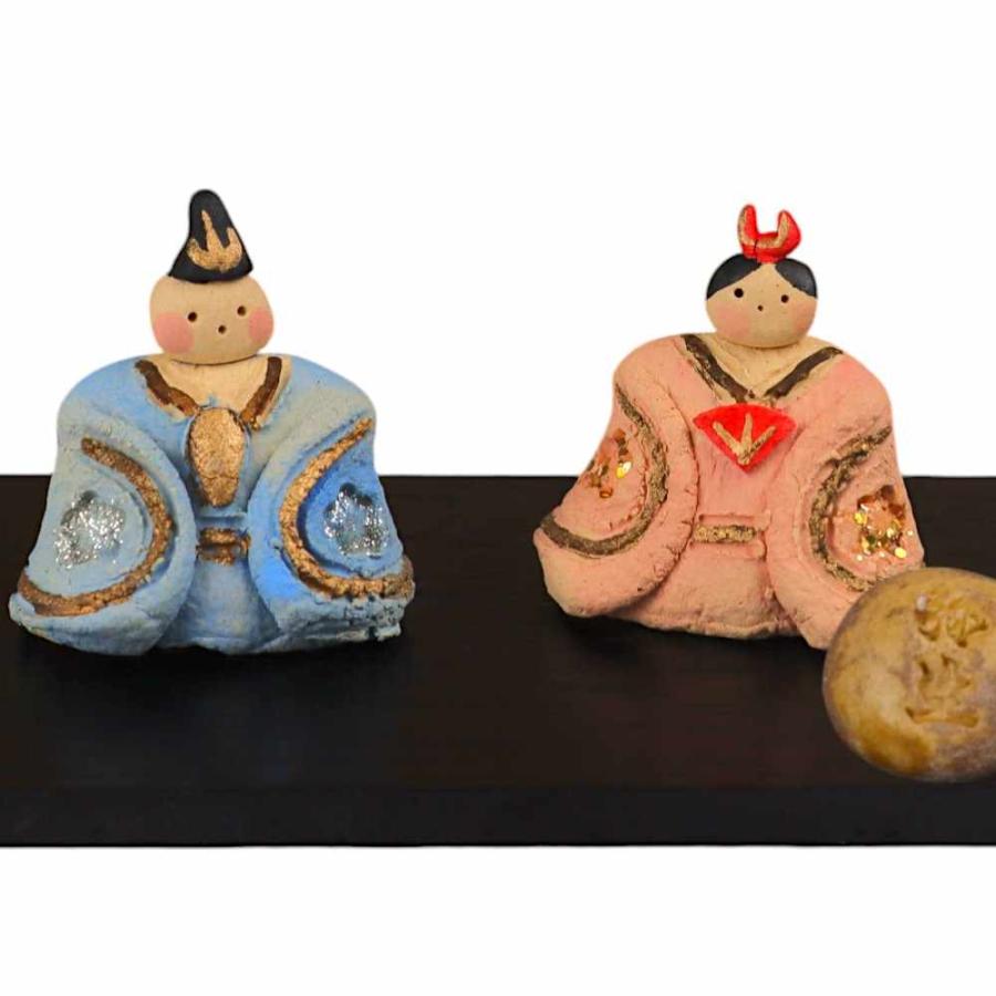【新品】伝統的な陶器製 雛人形 Amazon.co.jp: 博多人形 立雛 弥生 多田明正作 立ひな 立ち雛 雛人形