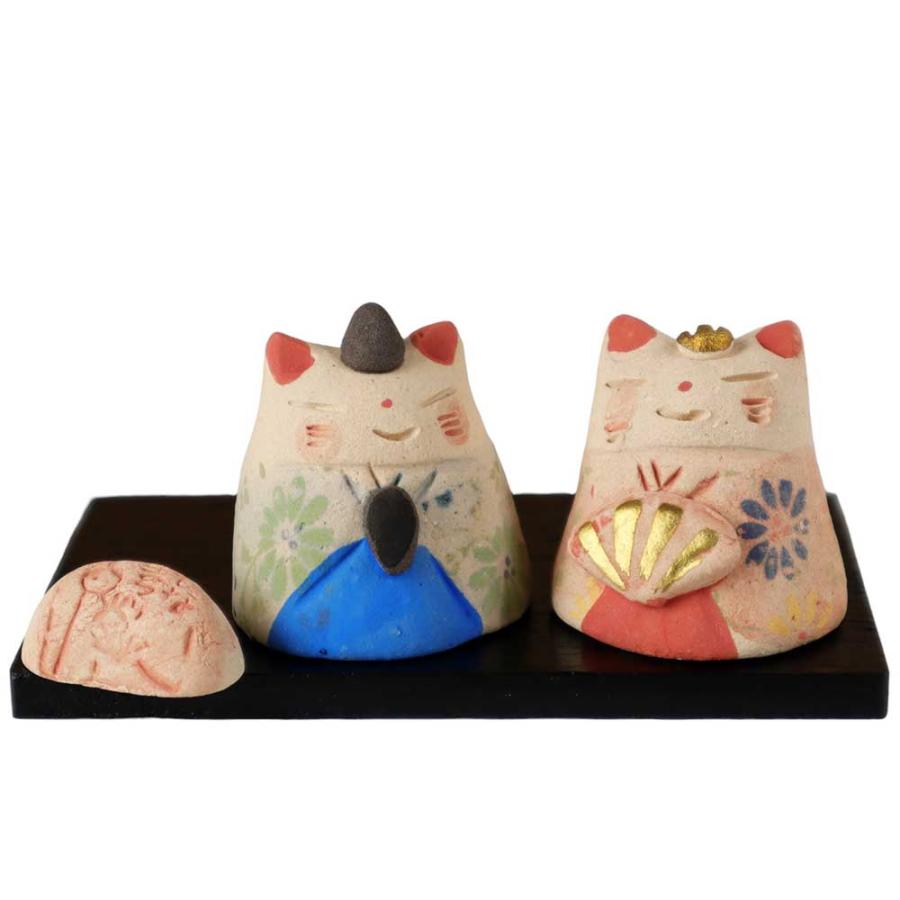 雛人形 コンパクト 陶器 小さい 可愛い ひな人形/ 濱田ひろこ作 雛人形 コンパクト 陶器 小さい 可愛い ひな人形/ 濱田ひろこ作