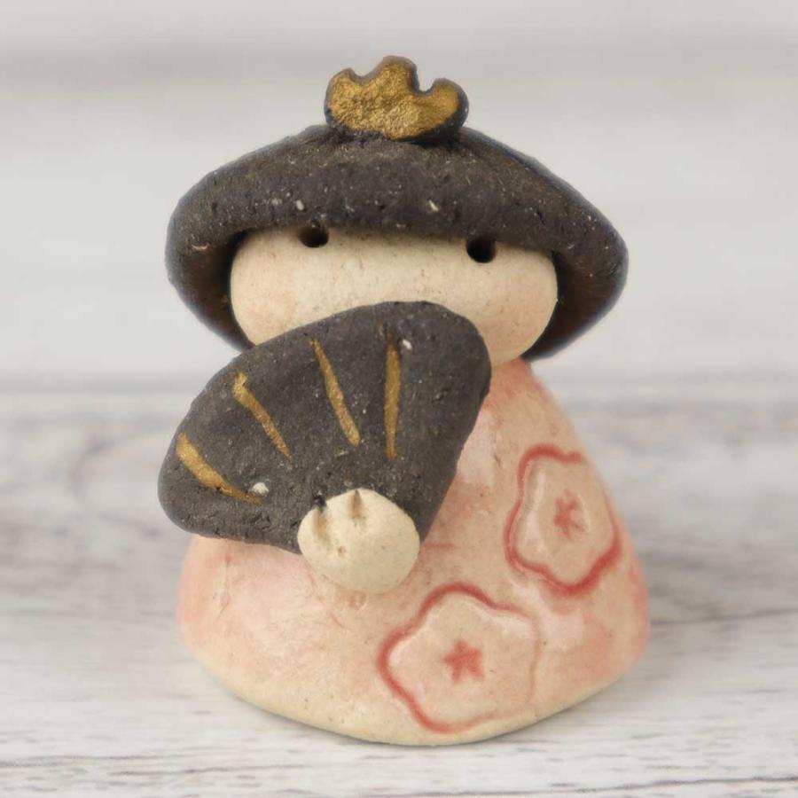 陶芸作品 ひな人形 雛人形 コンパクト 陶器 小さい 可愛い ひな人形/ 人形師の手造り