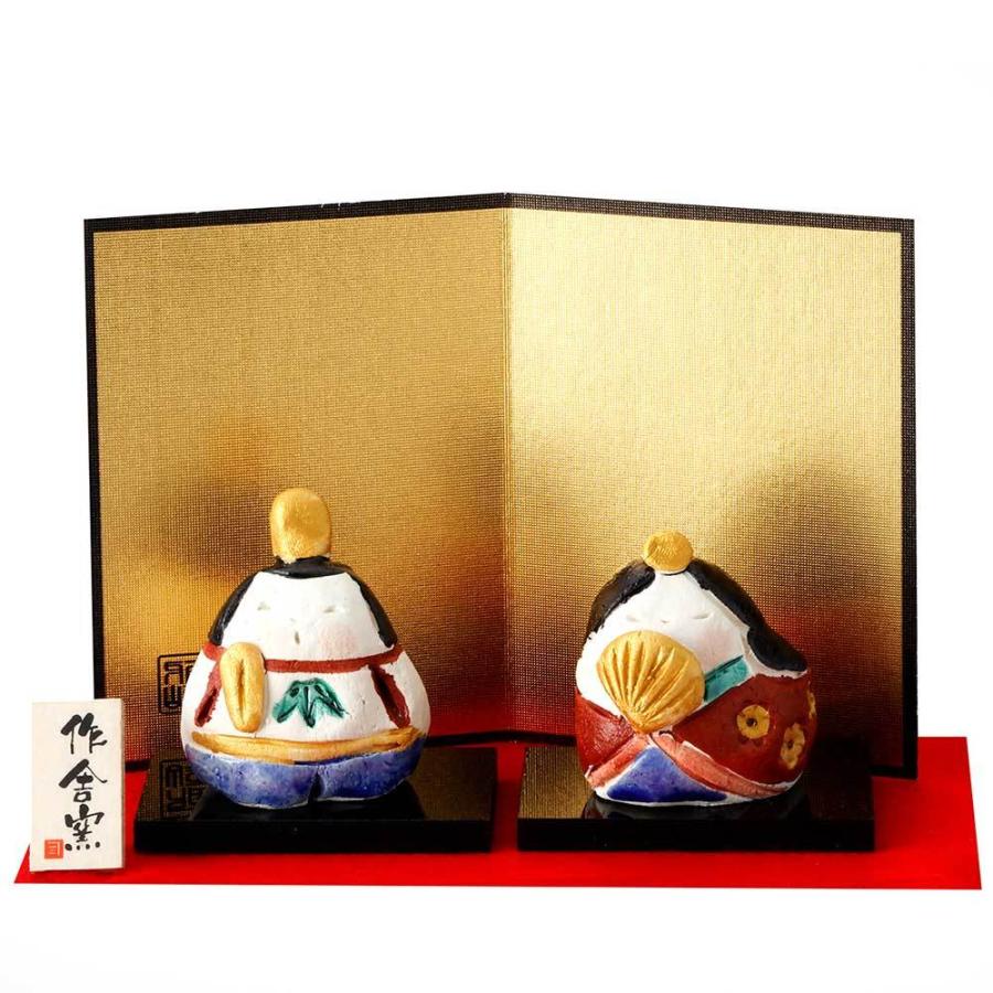 雛人形 コンパクト 陶器 小さい 可愛い 人形師の手作りひな人形 ひさみ窯作 福笑み立雛 小 ミニチュア 初節句 お雛様 おひな様 雛飾り Hinach Hk871 美濃のちゃわん屋さん 古林恩羅院 通販 Yahoo ショッピング
