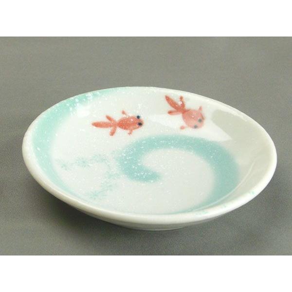 食器 金魚 清涼/ すいすい金魚 3.0皿 /小皿 タレ皿 薬味皿 夏の食卓