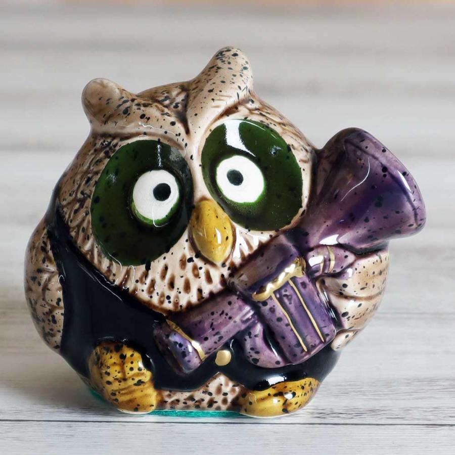 フクロウ置物セット LENOX|フクロウ置物3体セット|HARDOFFオフモール（オフモ