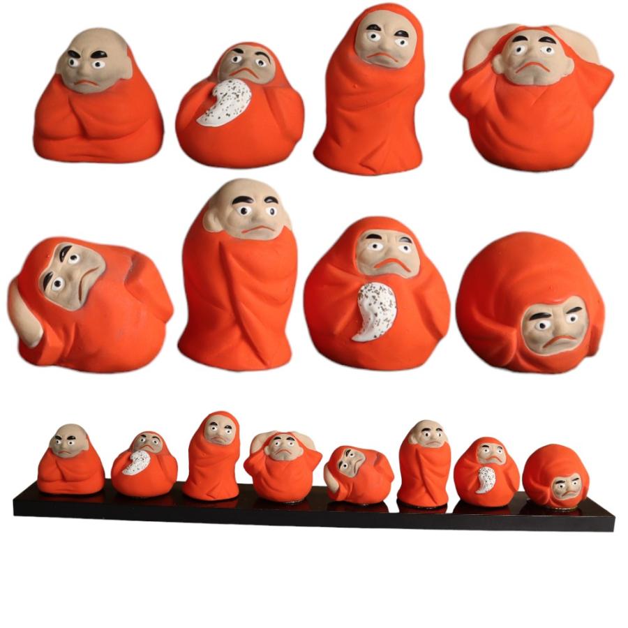 七転び八起き ダルマ 達磨 達磨大師 セット/ 七転八起(大) /家庭用