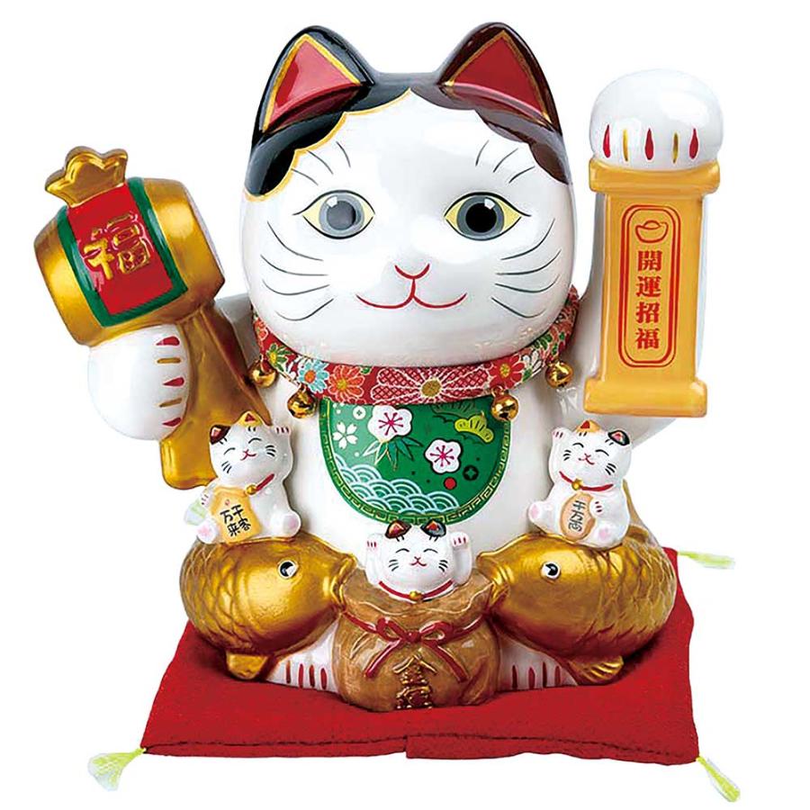 開運 招福 縁起物 おもてなし 商売繁盛 家庭円満/ 金運招福猫 大