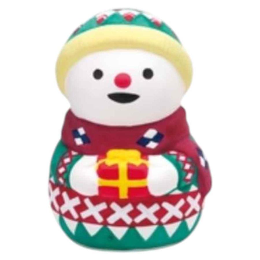 陶器 キット/ お絵かきクリスマス(スノーマン)(貯金箱) /夏休み工作