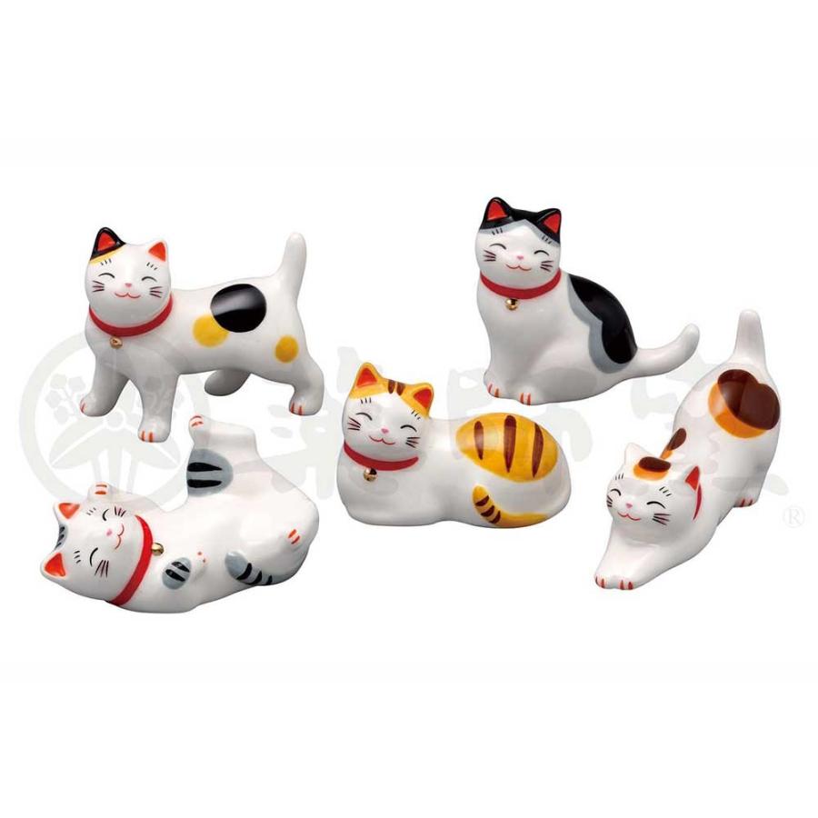 箸置き 小物 なごみ猫箸置きセット 格安