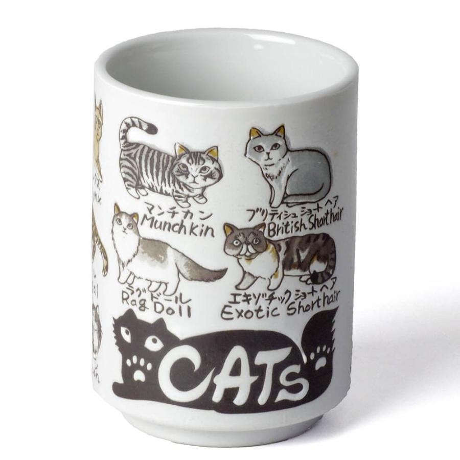 猫 湯呑 長湯飲み 面白湯呑 世界の猫 猫グッズ 猫好き 自分用 贈り物 プレゼント Omo014 美濃のちゃわん屋さん 古林恩羅院 通販 Yahoo ショッピング