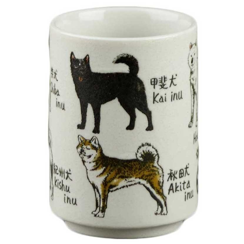 面白湯呑 長湯飲み/ 日本犬 /犬グッズ 犬好き 自分用 贈り物