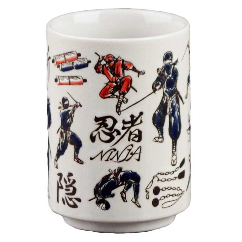 海外へのお土産に 面白湯呑 長湯飲み/ 忍者 /Ninja 自分用 贈り物