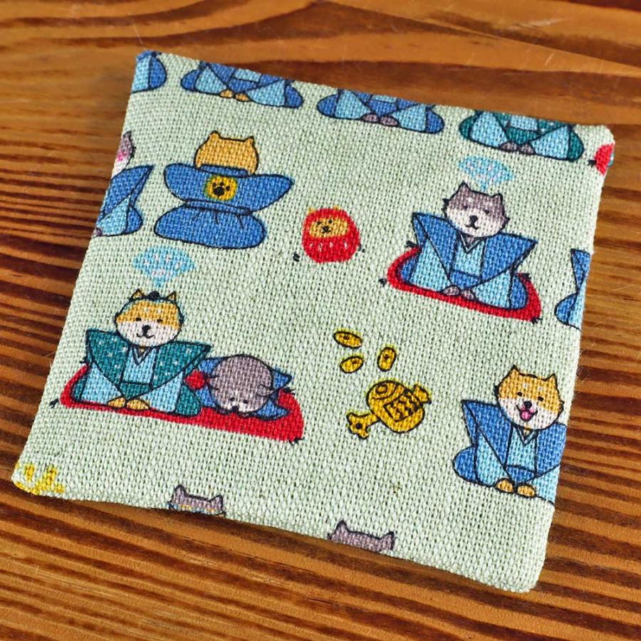 座布団 ディスプレイ用 ミニチュア/ 人形用ミニ座布団 （かみしも柴犬