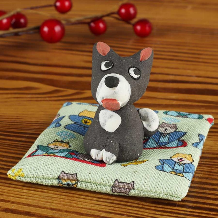 座布団 ディスプレイ用 ミニチュア/ 人形用ミニ座布団 （かみしも柴犬