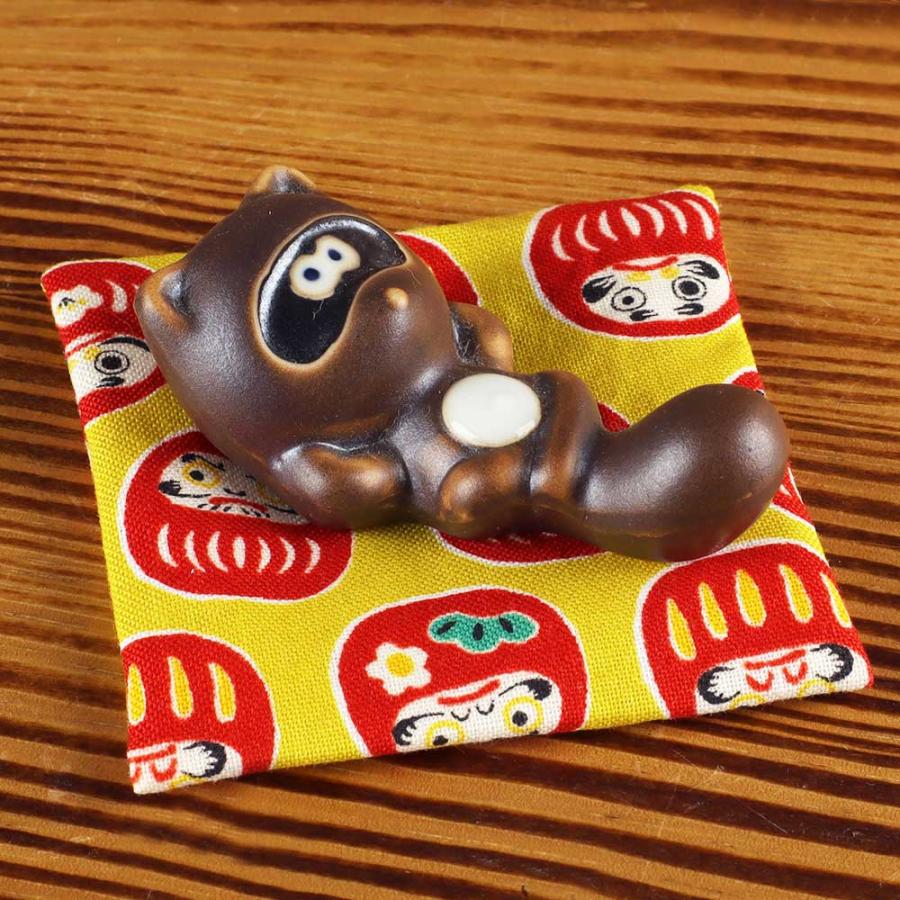 座布団 ディスプレイ用 ミニチュア/ 人形用ミニ座布団 （赤だるま・黄