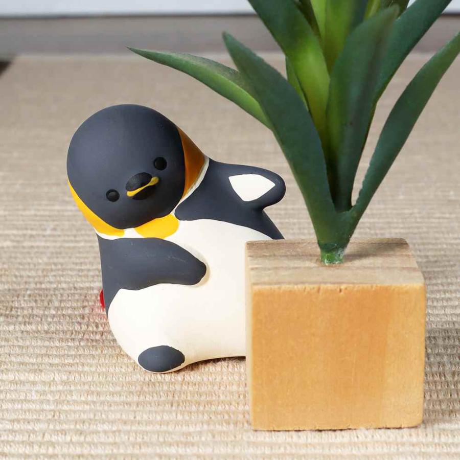 のぞき見 置物 可愛い 北極 南極 涼しげ セラミックのおみくじ 「セラ