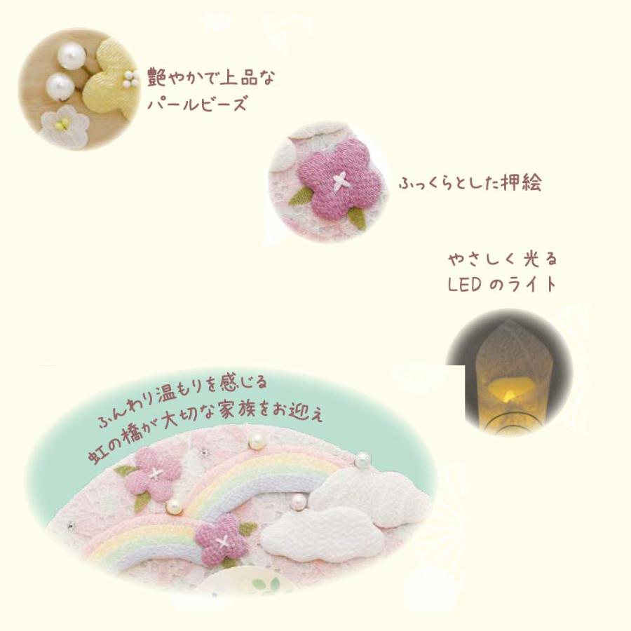 ペット 仏壇 小さい 想い出/ コンパクト祭壇 想 彩虹 /メモリアル 自分用 贈り物