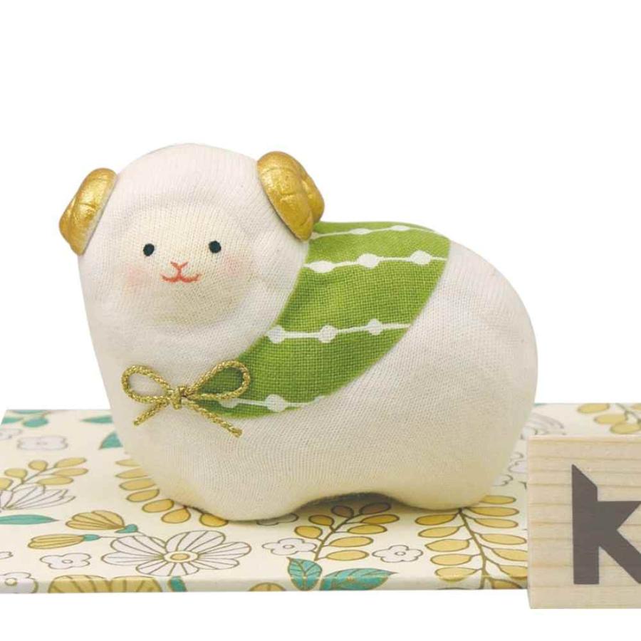 干支 未 羊 ひつじ 2027年 置物/ koti 福未 /粗品 販促 景品 縁起 町内
