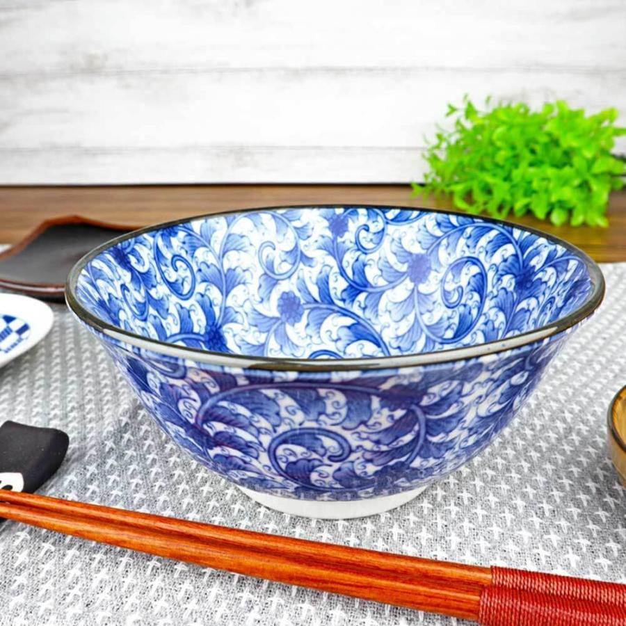 茶漬け碗 ひつまぶし碗 ご飯茶碗/ 4.8多用丼 （木の実唐草） /業務用
