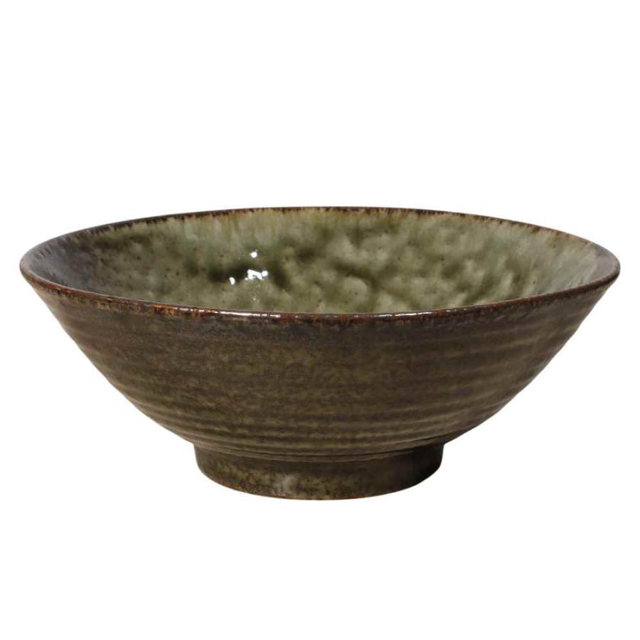 食器 どんぶり 鉢/ 織部イラボそば丼＜18cm＞ /麺鉢 麺丼 ラーメン