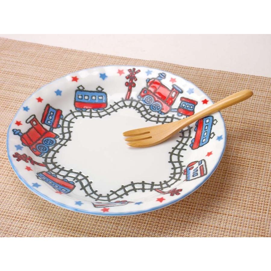 子ども用 男の子 電車7.0皿 /和食器 ポイント消化 : 美濃のちゃわん屋