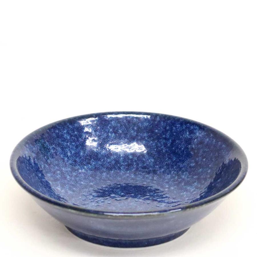 お買い得！SALE！不揃い商品　浅鉢13個13.5cm位窯点有　169 小鉢 取分け鉢 浅鉢/ 窯変紺反型13.5cm浅鉢 /業務用 家庭用 大量